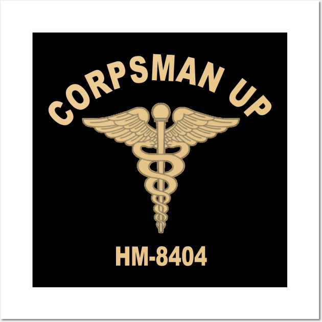 Corpsman Up HM-8404 Wall Art by outrigger